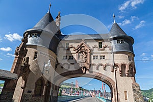 Traben-Trarbach on the Moselle Bridge