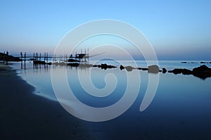 Trabocco into the sunset