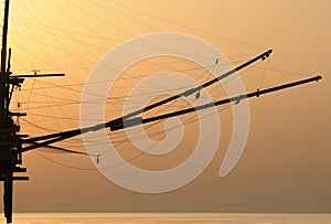 Trabocco into the sunset