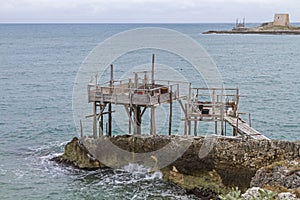 Trabucchi near Gargano coast