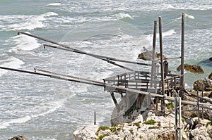 Trabucco. Rodi Garganico. Puglia. Italy.