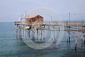 Trabucco trabocco in Termoli Campobasso Italy