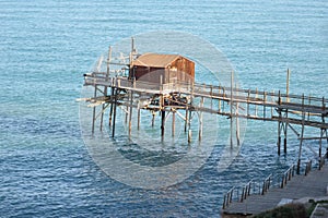 Trabucco trabocco in Termoli Campobasso Italy