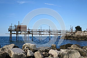 Trabucco trabocco in Termoli Campobasso Italy