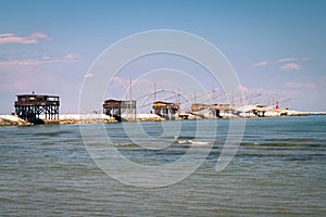 Trabucco, trebuchet, trabocco - traditional fishing houses in It