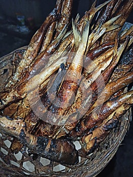 This is tracas fish that has been grilled and is for sale