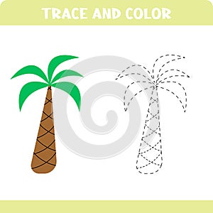 Trace and color palm