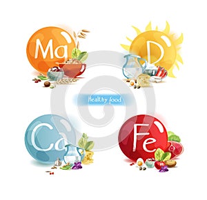 Trace elements for human health: magnesium, potassium, calcium, vitamin D photo