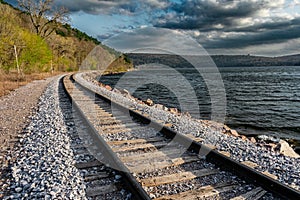 On The Track at Devils Lake State Park