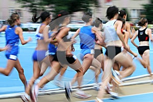 Track and Field blur