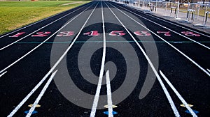 Track & Field Lanes 1 through 8