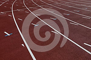 Track and field track lines