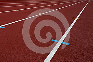 Track and field track lines
