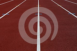 Track and field track lines
