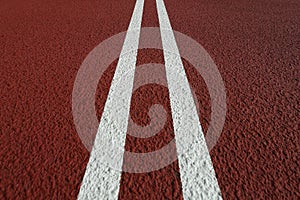 Track and field track lines