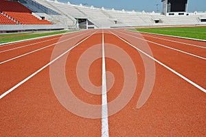 Track and field training lanes