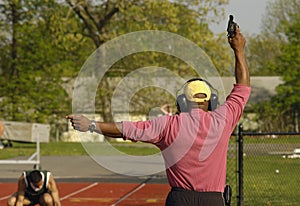 Track Meet Starting Gun