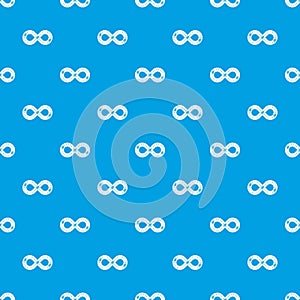 Track pattern vector seamless blue