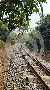 The track on a railway or railroad, also known as the permanent way, is the structure consisting of the rails