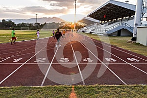 Track running