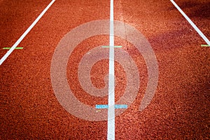 track for running competitions numbers and lanes