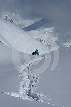 Track in snow