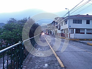 track with trees nearby