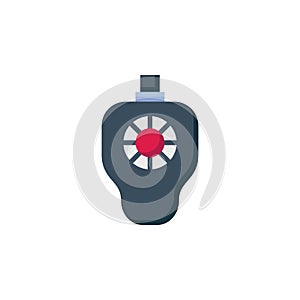 trackball vector icon. computer component icon flat style. perfect use for logo, presentation, website, and more. simple modern