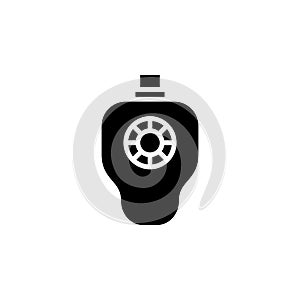 trackball vector icon. computer component icon solid style. perfect use for logo, presentation, website, and more. simple modern