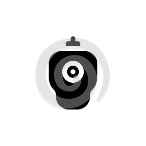 trackball vector icon. computer component icon solid style. perfect use for logo, presentation, website, and more. simple modern