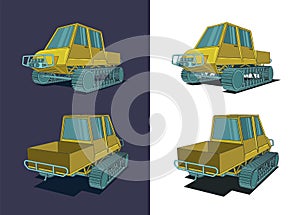 Tracked All-terrain vehicle