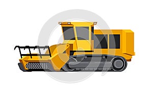 Tracked mulcher vehicle icon