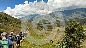 The Tracking on Baliem Valley