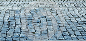 Tracks in Cobblestones