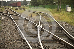 Tracks for trains