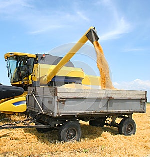 Tractor and combine