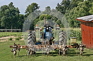 Tractor and cultivator