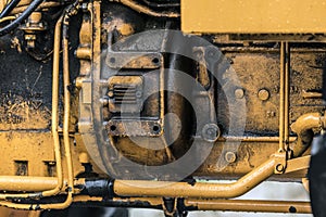 Tractor engine detail