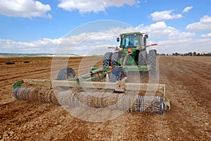 Tractor at field