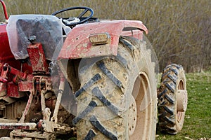 Tractor on a field