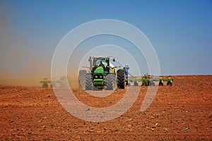 Tractor in the Field