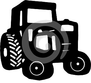 Tractor Icon drawing