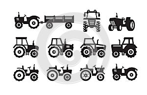Tractor icon photo