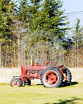 tractor near Jonesboro, Maine, USA