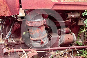 tractor old part,engine for a old tractor