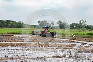 Tractor and plow