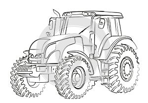 Tractor Sketch.