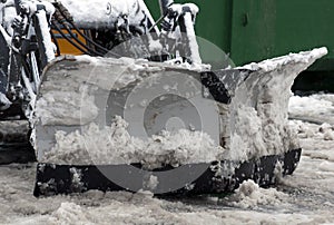 Tractor snow removal