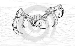 Tractor-spider or increase of the productivity