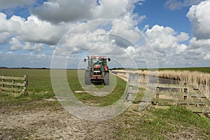 Tractor at Texel